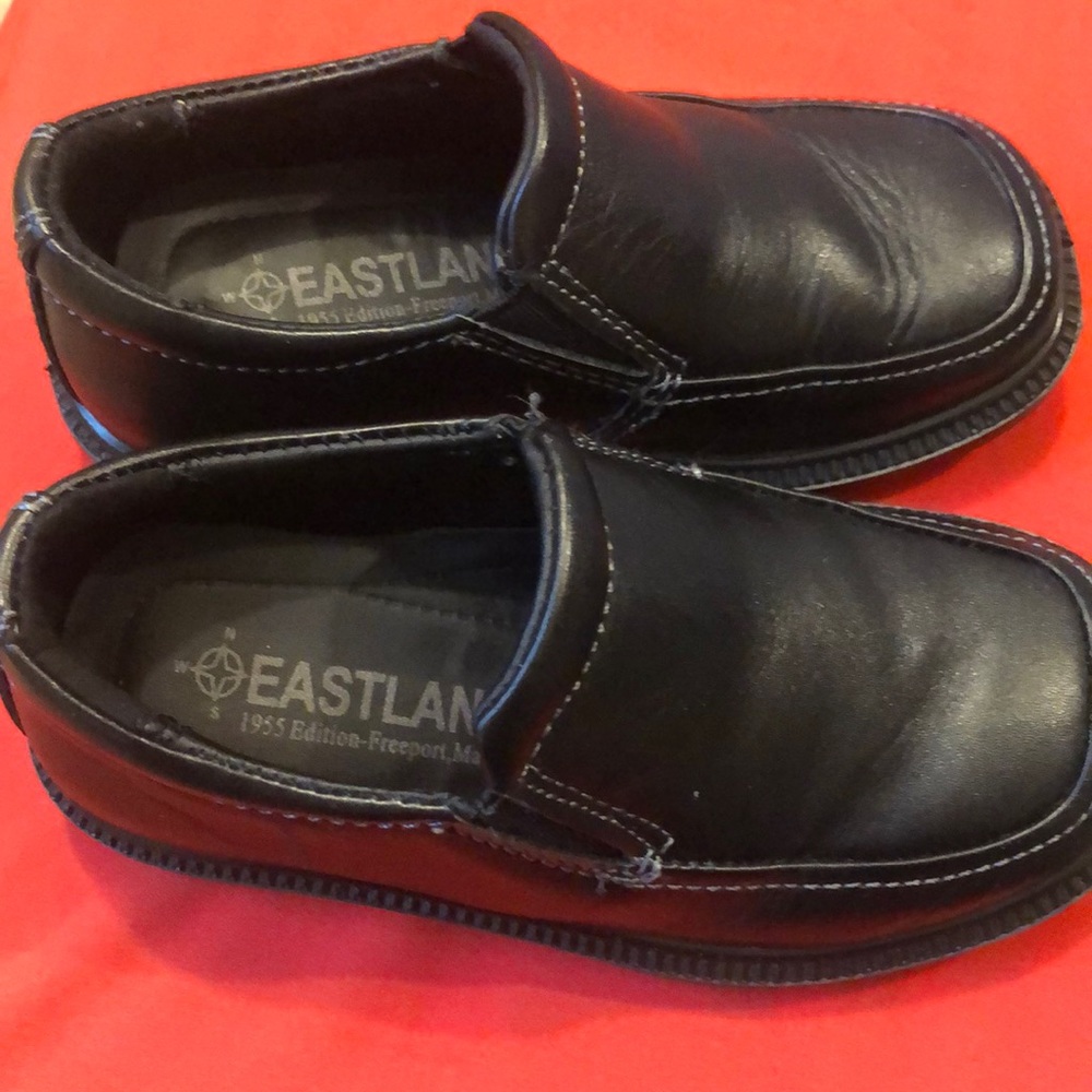 Eastland black toddler slip on dress shoes